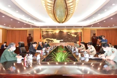 Quang cảnh cuộc gặp. (Ảnh: Tiến Trung/Vietnam+) 