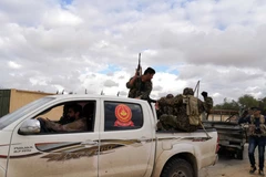 Lực lượng GNA tại Tripoli. (Ảnh: AFP/TTXVN)