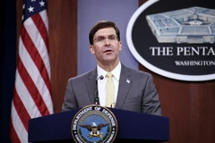 Bộ trưởng Quốc phòng Mỹ Mark Esper. (Ảnh: AFP/TTXVN)