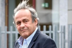Cựu chủ tịch UEFA Michel Platini tại cơ quan công tố Thụy Sỹ. (Ảnh: AFP)