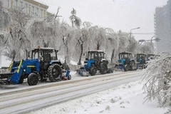 Nga: Vladivostok trải qua đợt mưa băng chưa từng có trong lịch sử