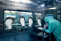 Phòng thí nghiệm nghiên cứu vắcxin COVID-19 của tập đoàn Sanofi. (Ảnh: AFP/TTXVN)