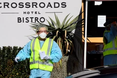 Khách sạn Crossroads là ổ dịch mới tại Sydney. (Ảnh: The Guardian)