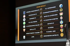 Danh sách các cặp đấu tại vòng 1/8 Europa League. (Ảnh: UEFA)