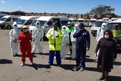 Nhiều nước châu Phi phải đối mặt với tình trạng thiếu thốn điều kiện y tế để đối phó với dịch COVID-19. (Ảnh: Phi Hùng/TTXVN)