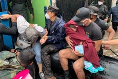 Bão Amanda tàn phá El Salvador cách đây vài tháng. (Ảnh: Twitter)