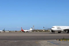 Sân bay Mitiga ở Tripoli. (Ảnh: TAFAC)