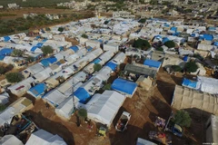 Một trại tị nạn ở Syria. (Ảnh: Anadolu)