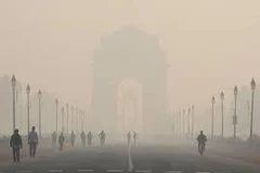 Ấn Độ: Delhi ngập trong khói bụi do hoạt động đốt rơm rạ