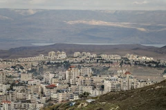 Khu định cư Maale Adumim tại vùng ngoại ô Jerusalem. (Ảnh: AFP/TTXVN)