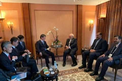 Ngoại trưởng Nhật Bản Toshimitsu Motegi và người đồng cấp Iran Mohammad Javad Zarif. (Ảnh: Bộ Ngoại giao Iran)