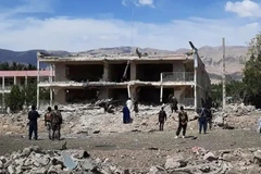 Hiện trường vụ tấn công. (Ảnh: AFP)