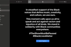 Apple Music tham gia làn sóng phản đối phân biệt chủng tộc. (Ảnh: 9to5Mac)