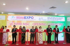 Lễ khai mạc Vietnam Expo 2015. (Ảnh: Mỹ Phương/Vietnam+)