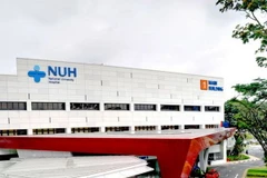 Bệnh viện NUH, nơi 178 em nhỏ được yêu cầu đến xét nghiệm lao. (Nguồn: channelnewsasia.com)