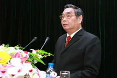 Thường trực Ban Bí thư Lê Hồng Anh phát biểu chỉ đạo Hội nghị. (Ảnh: Doãn Tấn/TTXVN)