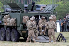 Cuộc tập trận Saber Strike 2017. (Nguồn: Reuters)