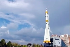 Bảo tàng Vũ trụ Samara. (Ảnh: Quang Vinh/TTXVN)