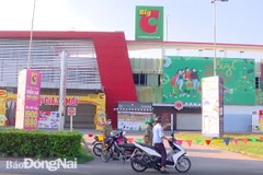 Phong tỏa toàn bộ khu vực Big C Đồng Nai để phòng dịch COVID-19. (Nguồn: Báo Đồng Nai)