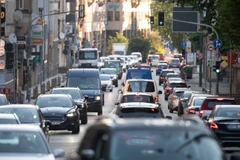 Cảnh tắc đường tại thành phố Stuttgart. (Nguồn: DPA)