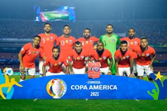 Các cầu thủ Chile tại Copa America 2021. (Nguồn: sportsunfold.com)