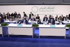 Các đại biểu dự Hội nghị Liên minh chống tổ chức Nhà nước Hồi giáo tại Rome. (Nguồn: AFP)