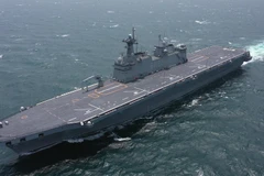 Tàu sân bay trực thăng đổ bộ Marado của Hàn Quốc. (Nguồn: koreaherald.com)