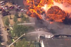 Hiện trường vụ cháy. (Nguồn: Getty)