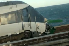 Sự việc xảy ra vào sáng sớm 4/6 tại thành phố Kim Xương, tỉnh Cam Túc, Trung Quốc. (Nguồn: apa.az)