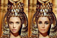 Angelina Jolie trong diện mạo của nữ hoàng Ai Cập nhờ photoshop. (Nguồn: Internet)