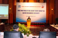 Cuộc họp lần thứ nhất tại Hà Nội của Nhóm nghiên cứu về An ninh nguồn nước của CSCAP. (Nguồn: VOV)