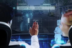 Mẫu xe concept thể hiện ý tưởng về một tương lai. (Ảnh: Bích Ngân/Vietnam+)