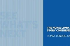 Hình ảnh giấy mời của Nokia.