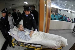 Ký Trung Tinh tại phiên tòa. (Nguồn: takefoto.cn)