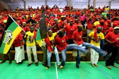 Công nhân mỏ ở Nam Phi đình công. (​Nguồn: .timeslive.co.za)