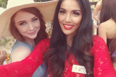 Lan Khuê đang rất bận rộn với lịch tập luyện cũng như tham gia các hoạt động tại cuộc thi. (Ảnh: Nhân vật cung cấp)