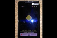 Hình ảnh rò rỉ của smartphone Motorola DROID HD. (Nguồn: Engadget) 
