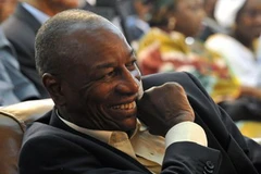 Tổng thống đắc cử của Guinea Alpha Conde. (Nguồn: AFP/TTXVN)