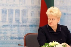 Tổng thống Litva Dalia Grybauskaite. (Nguồn: AFP/TTXVN)
