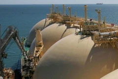 Hệ thống khai thác khí đốt tự nhiên hóa lỏng của Australia. (Nguồn: AAP)