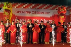 Lễ khai trương công ty Hiroshima Toyota Vĩnh Phúc. (Nguồn: vinhphuc.gov.vn)