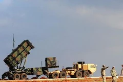 Tên lửa Patriot tại căn cứ quân sự Thổ Nhĩ Kỳ ở Gaziantep ngày 5/2. (Nguồn: AFP/TTXVN)