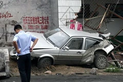 Hiện trường vụ cuồng sát. (Nguồn: EPA)