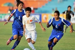 Sau SEA Games 25, Lào có chiến lược đào tạo lâu dài cơ bản môn bóng đá nữ.(Ảnh minh họa: Quốc Khánh/TTXVN)