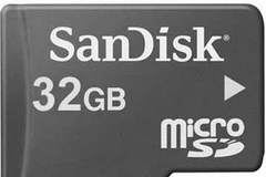 SanDisk MicroSDHC 32GB. (Ảnh: Internet)