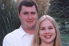 Gabe Watson và người vợ đã bị anh ta giết hại Christina Mae Tina. (Nguồn: AP)