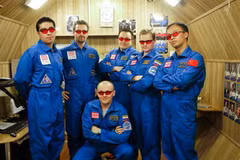 Phi hành đoàn tham gia dự án "Sao Hỏa-500" trong khuôn khổ chuyến bay thử nghiệm 520 ngày đêm. (Nguồn: Mars500)