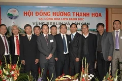 Đại diện ban chấp hành Hội. (Ảnh: Thanh Hải/Vietnam+) 