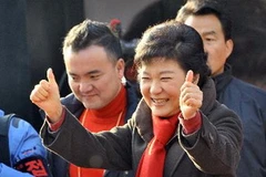 Tổng thống đắc cử Hàn Quốc Park Geun Hye (ảnh) và Tổng thống Mỹ Obama sẽ gặp gỡ vào thời điểm sớm nhất. (Nguồn: AFP/TTXVN)