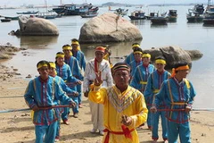 Hát bả trạo ở Bình Thuận-Quảng Ngãi. (Nguồn: vov.vn)